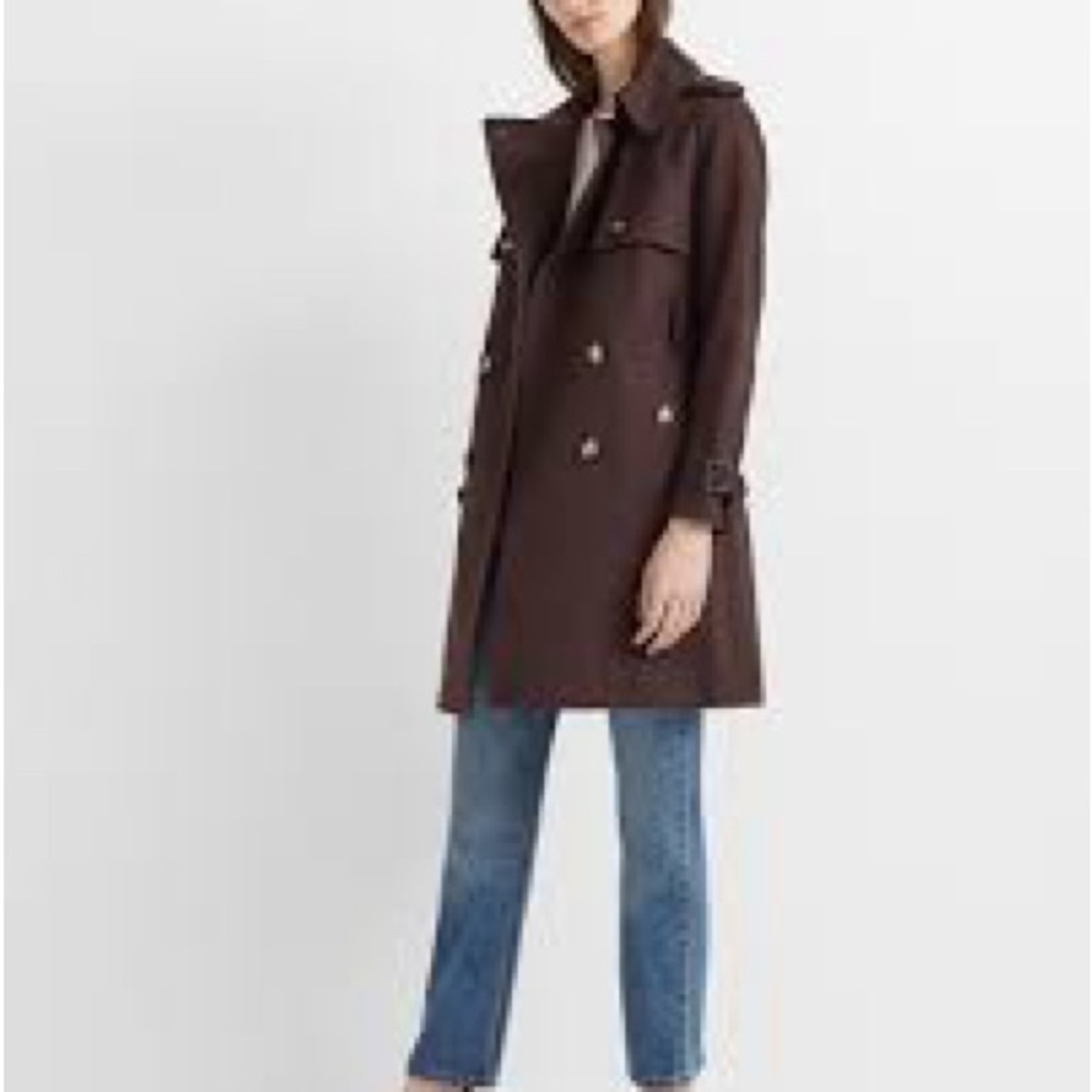 Club Monaco Matie Trench Coat XS Brown